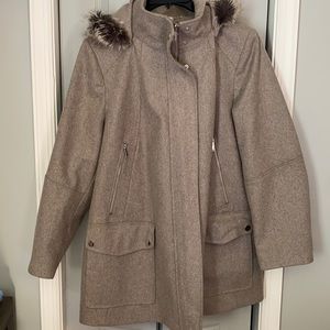 Classy Winter Coat- Tan 2x